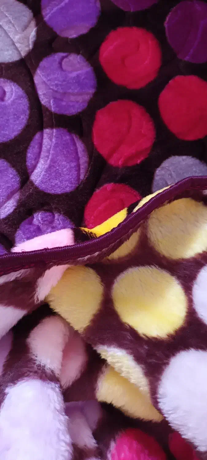 پتو برجسته تک نفره گلبافت پاییزه|رختخواب، بالش، پتو|قزوین, |دیوار