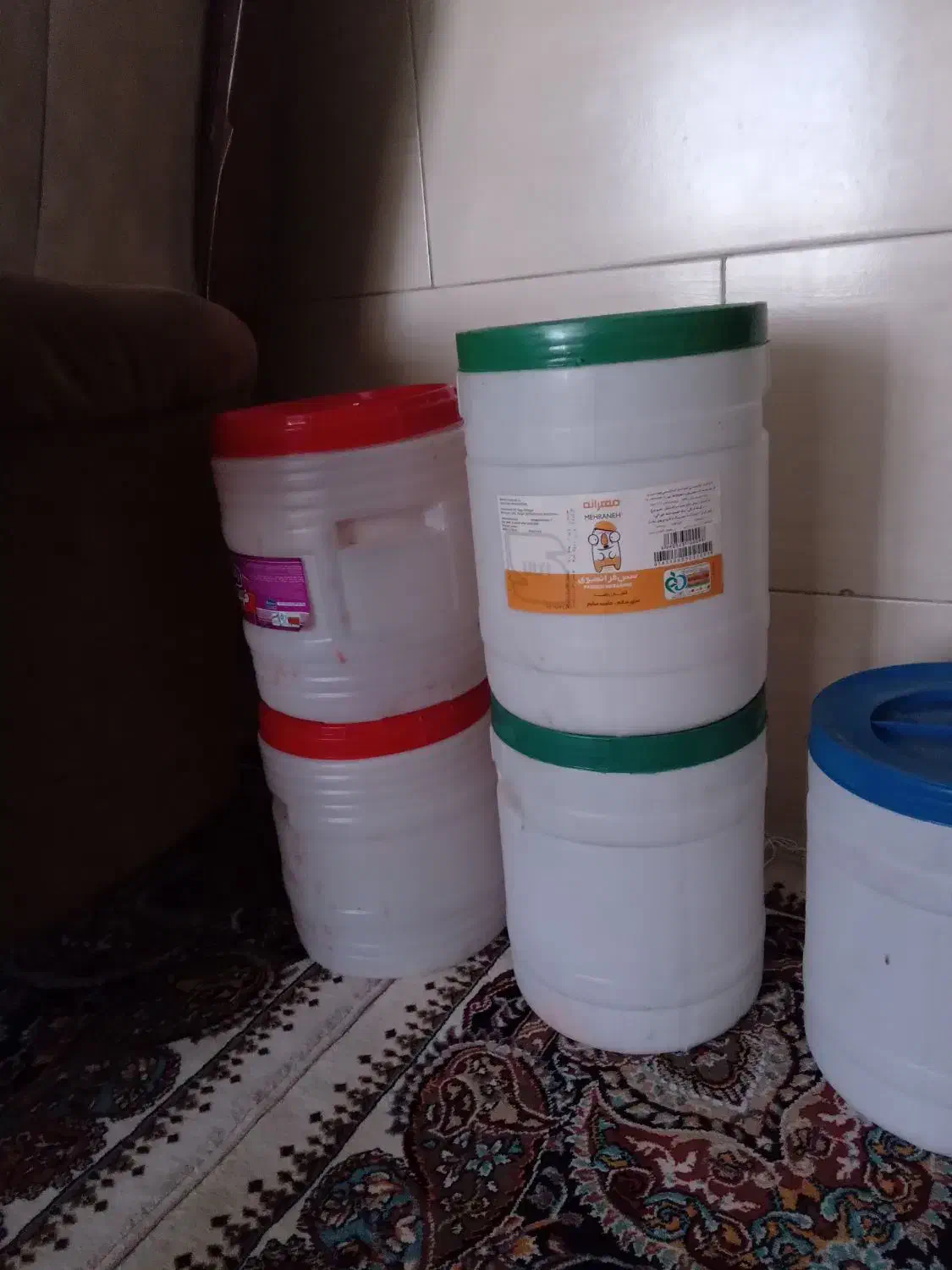 دبه پلاستیکی|ظروف نگهدارنده، پلاستیکی، یکبارمصرف|دورود, |دیوار