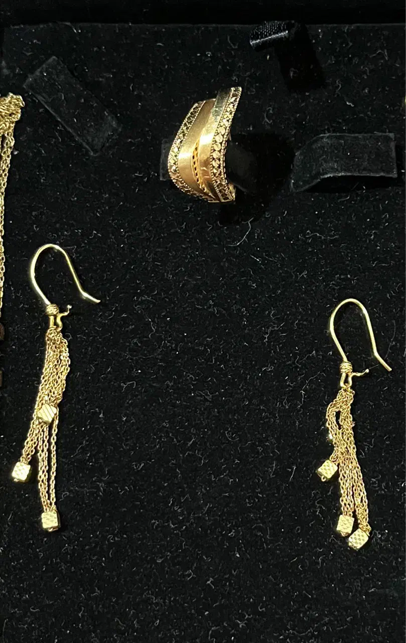 نیم ست طلا|جواهرات|جیرفت, |دیوار