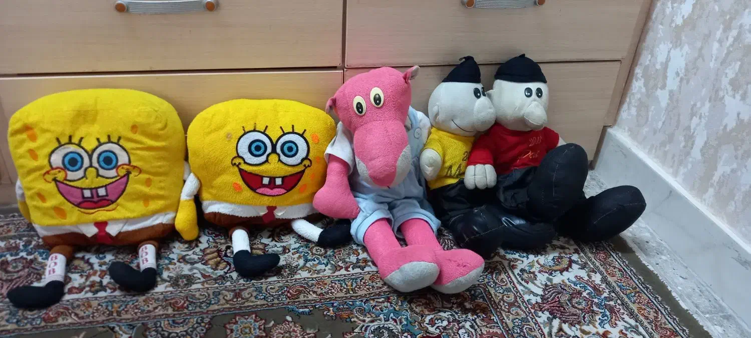 عروسک پلیشی بزرگ۵ عدد با هم|اسباببازی|ری, ظهیرآباد|دیوار