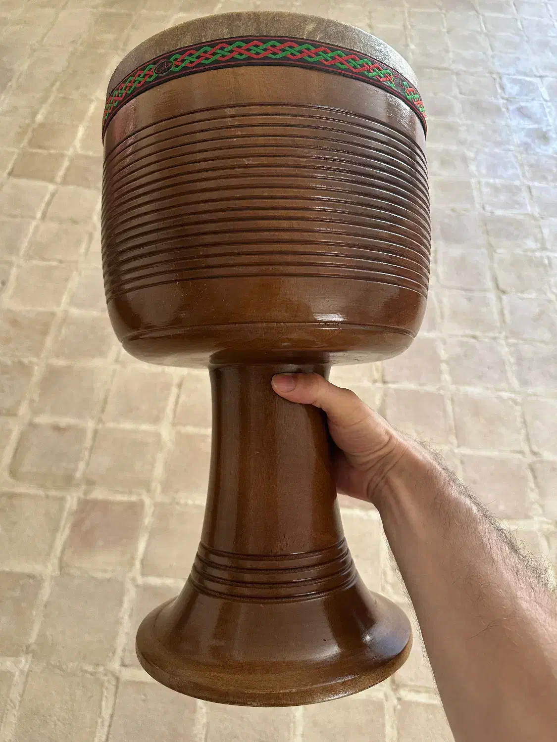 تمبک حلمی ترکه ای|سازهای سنتی|کرج, کوی زنبق|دیوار