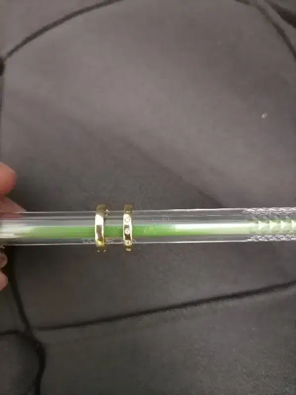 گوشواره طلا حلقه ای نگین دار با کسر نگین|جواهرات|کرمانشاه, |دیوار