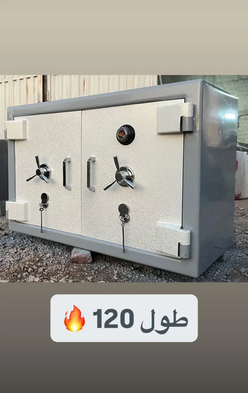 گاوصندوق ۱۰۰ کوتاه قد ۷۰ مدل ۲۵۰ کیلوی تحویل آنی|ابزارآلات|ارومیه, |دیوار