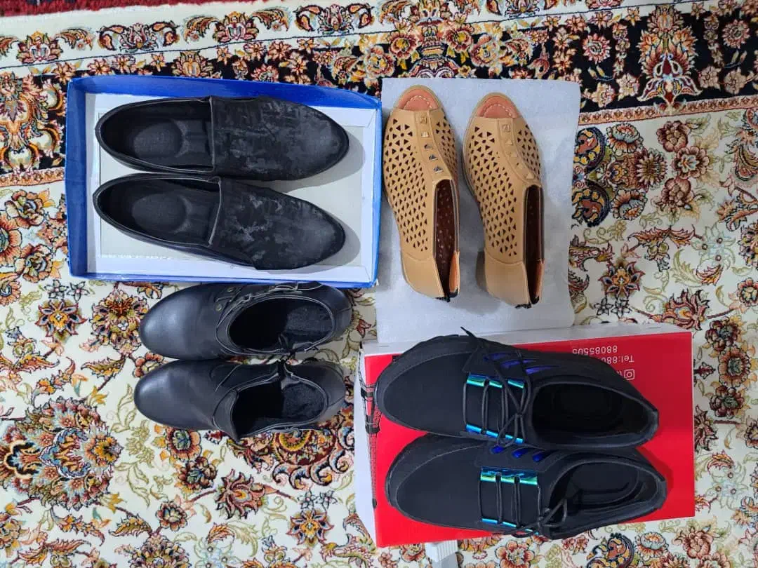 ۴جفت کفش نودخترانه وزنانه|کیف، کفش، کمربند|تبریز, |دیوار