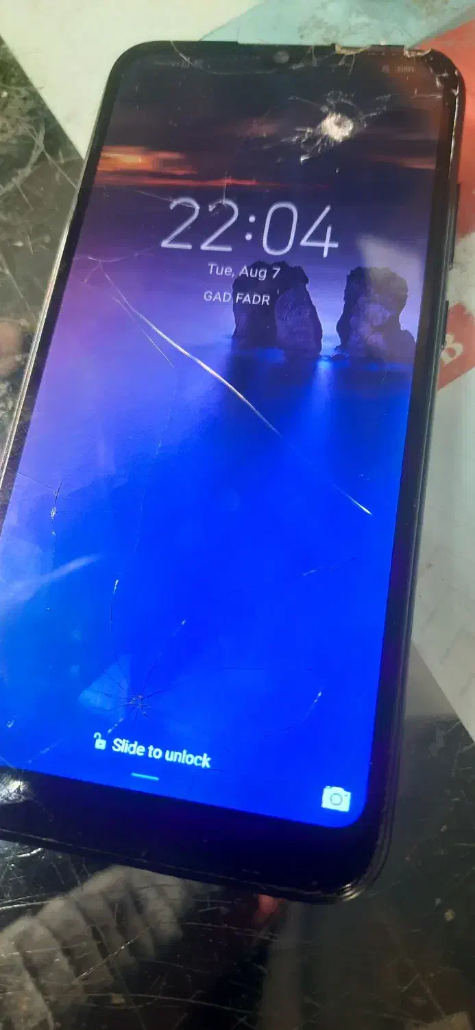 گوشی هواوی Y6ال سی دیش شکسته کارتن داره توافقی|موبایل|الوند, |دیوار