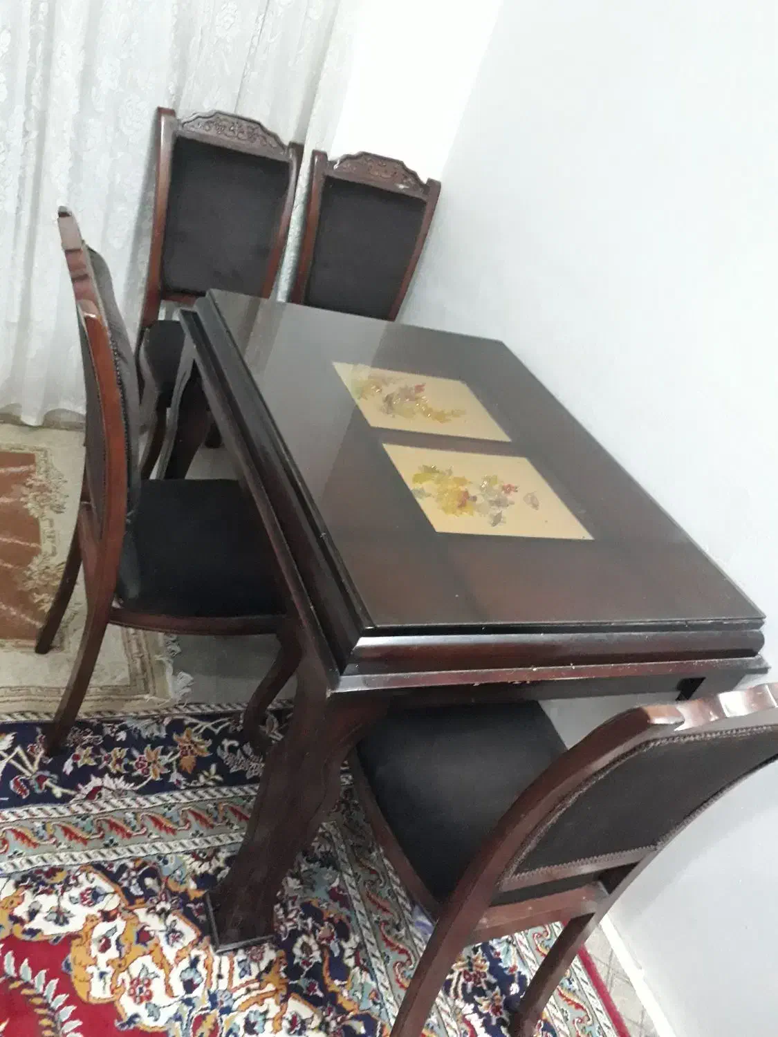 میز ناهارخوری ۴نفره|میز و صندلی غذاخوری|مشهد, شهید علی محمدی|دیوار