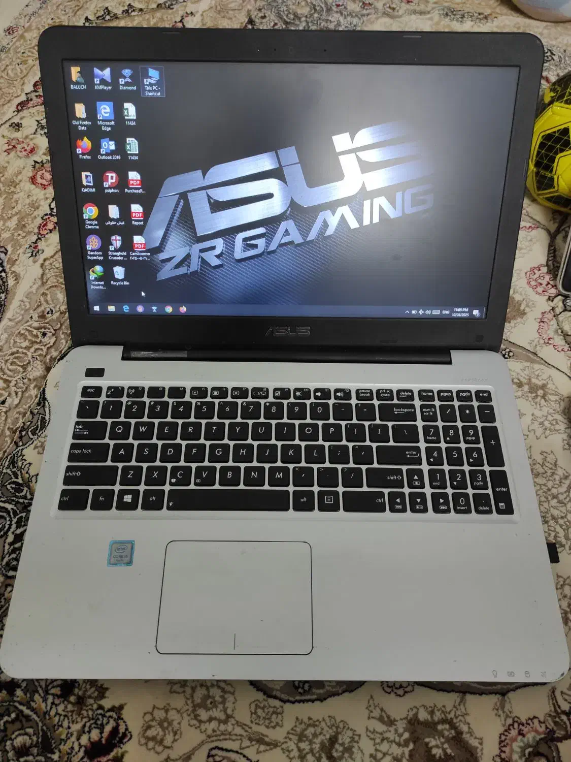 لب تاب ایسوز نسل 6 معاوضه با گوشی|رایانه همراه|قزوین, |دیوار