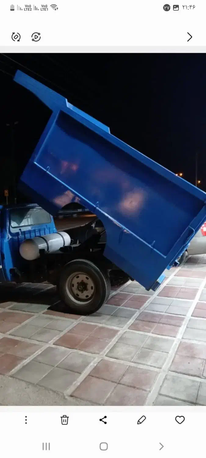 نیسان دوگانه سوز کمپرسی صفر اتاق لبه بلند جک ۶ تنی|خودرو سواری و وانت|تنکابن, |دیوار