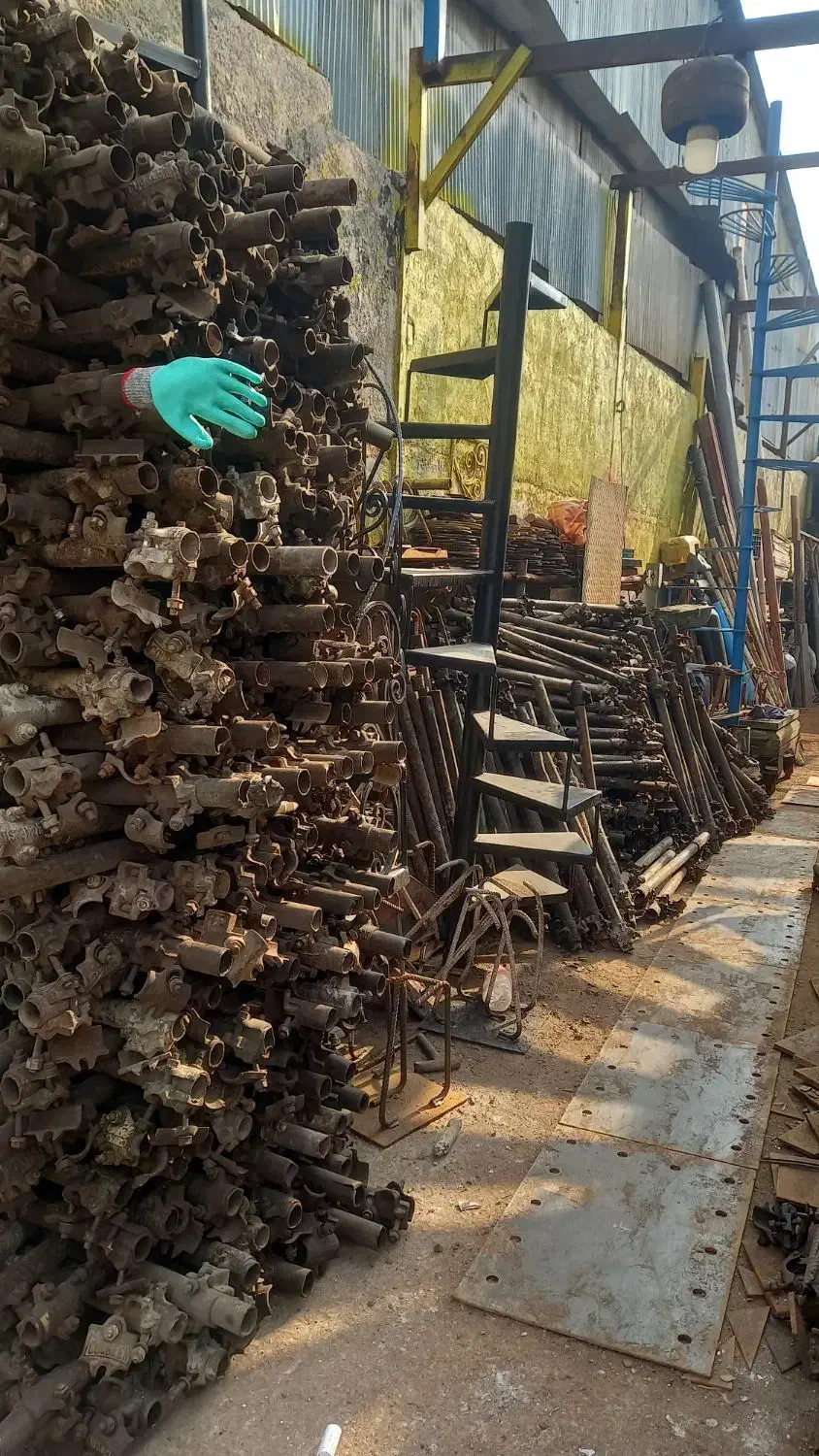 داربست و لوله یک متری و بست و قالب|مصالح و تجهیزات ساختمان|رشت, لاکان|دیوار