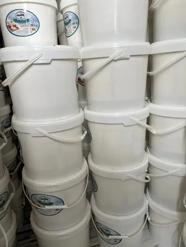 سطل پنیری|ظروف نگهدارنده، پلاستیکی، یک‌بارمصرف|نی‌ریز, |دیوار