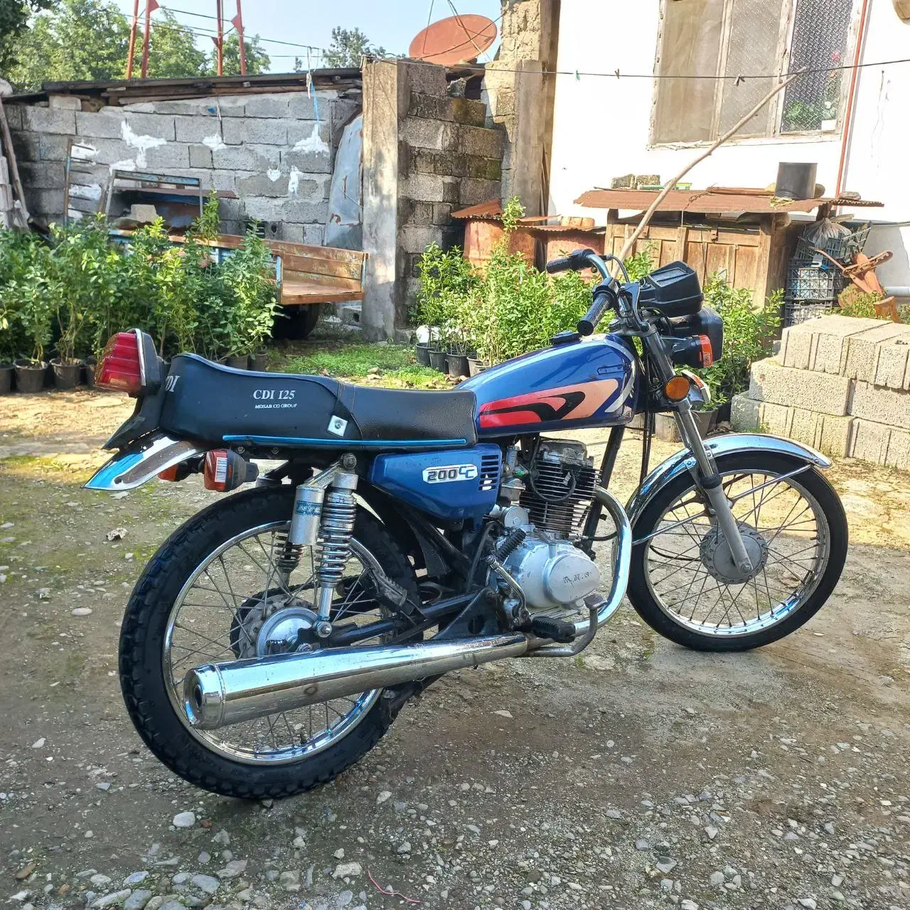 موتور ۲۰۰ مزاییده|موتورسیکلت|کلاچای, |دیوار