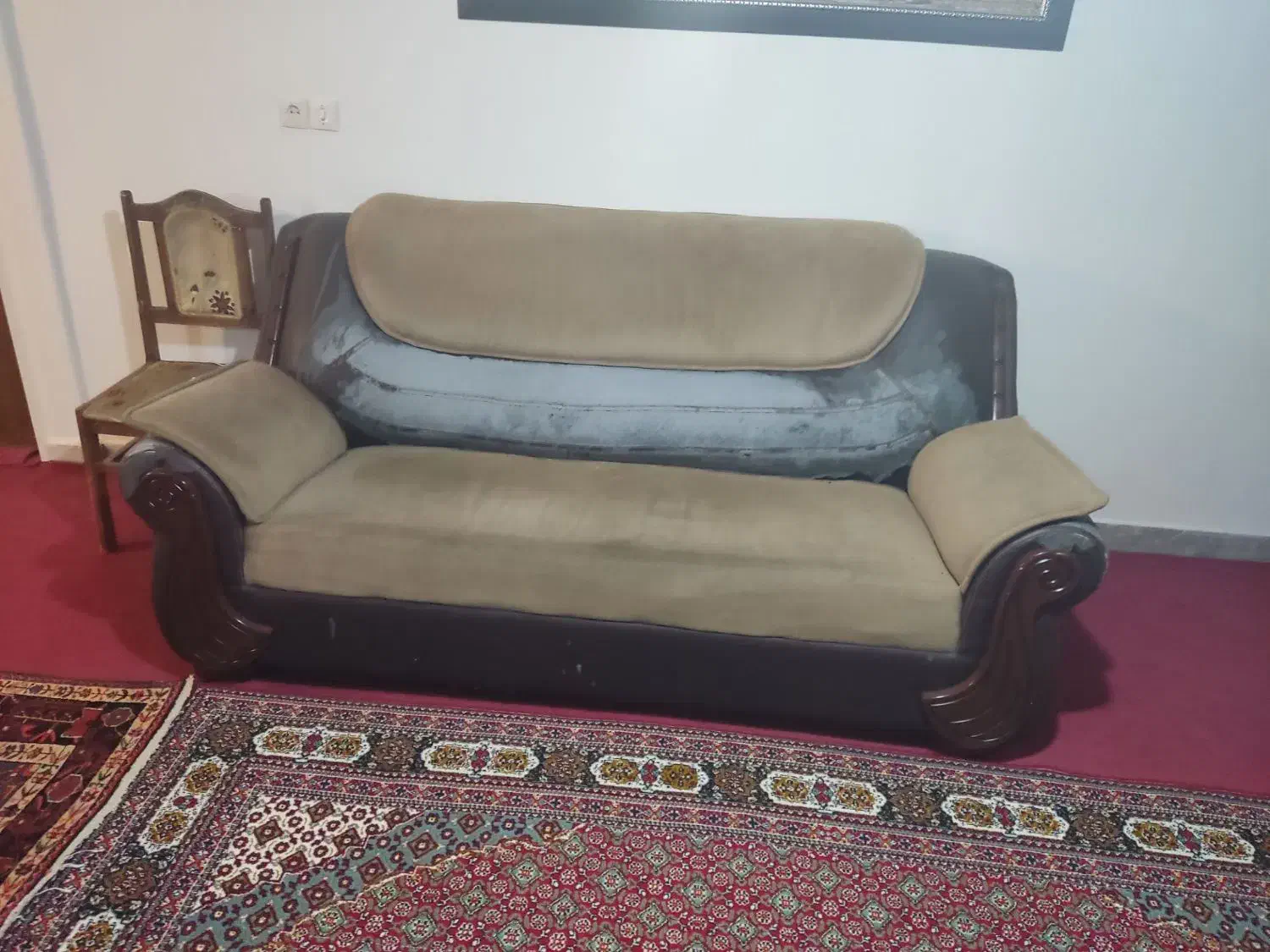 یک دست مبل هفت نفره|مبلمان خانگی و میز عسلی|ملایر, |دیوار