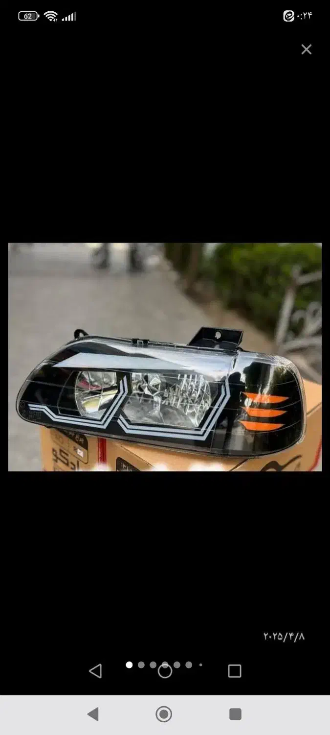 چراغ جلو خطر اسپرت پراید پژو  هدلایت،سپرتودری اینه|قطعات یدکی و لوازم جانبی|اصفهان, اندوان|دیوار