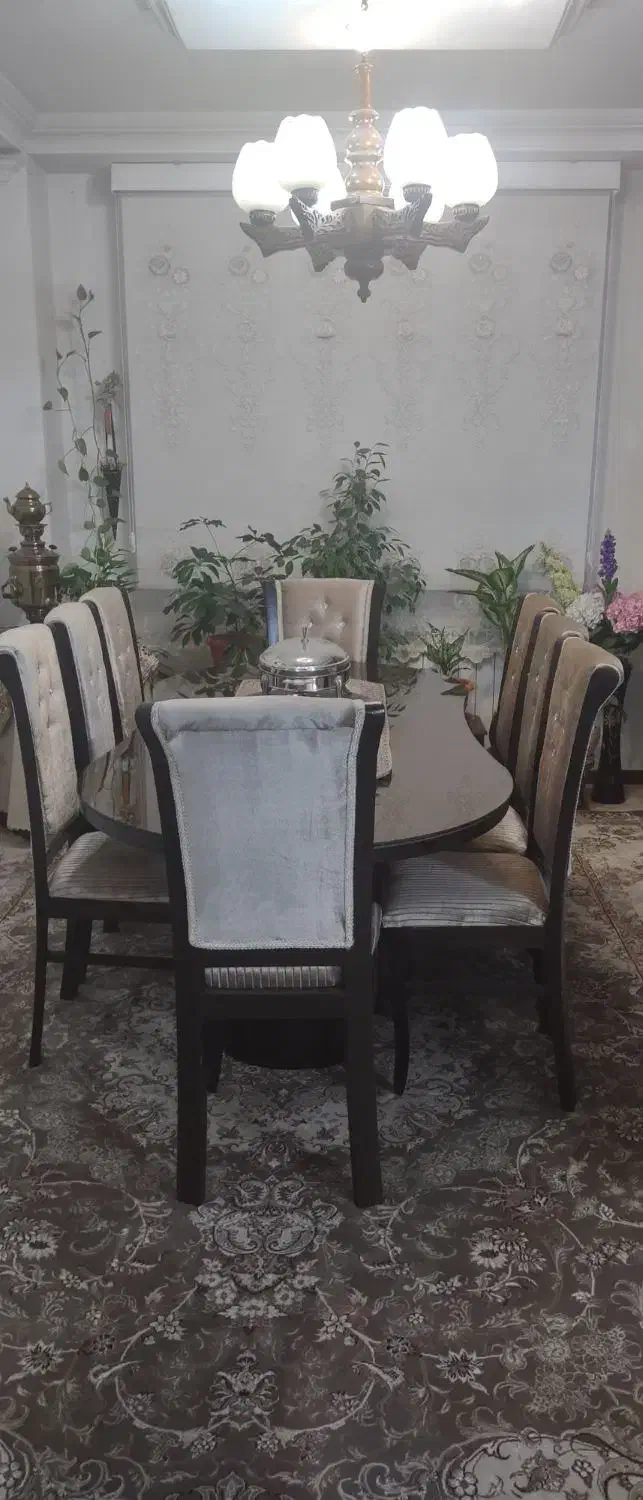 میز غذاخوری 8 نفره کلاسیک|میز و صندلی غذاخوری|پاکدشت, پاکدشت (مامازند)|دیوار