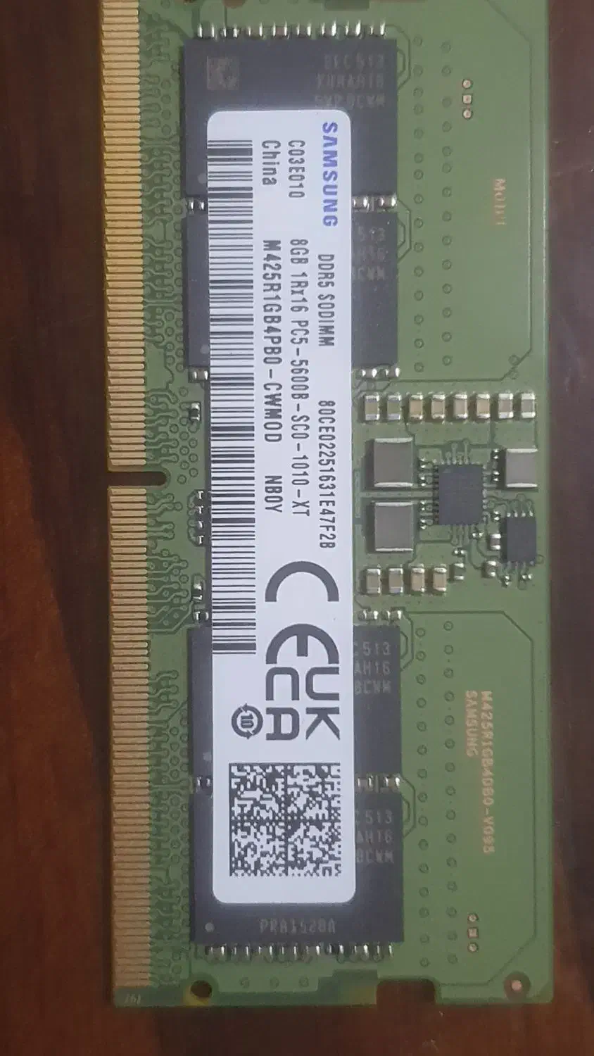 رم سامسونگ DDR5 8GB 5600 نو لپتاپ|قطعات و لوازم جانبی رایانه|دزفول, |دیوار