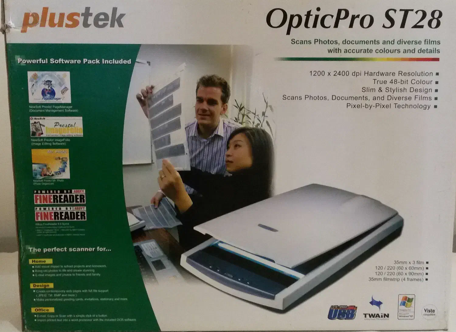 اسکنر (plustek OpticPro ST28)|پرینتر، اسکنر، کپی، فکس|اصفهان, جوزدان الیادران|دیوار
