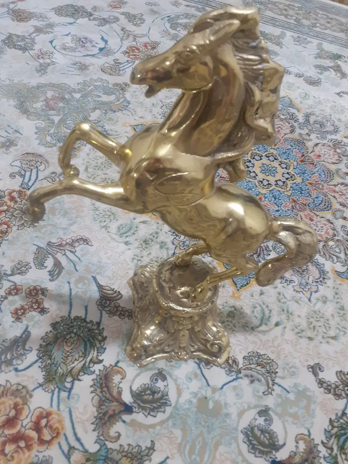 مجسمه اسب برنج|مجسمه، تندیس، ماکت|مشگین شهر, |دیوار