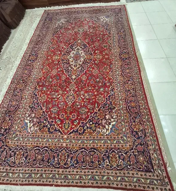 فرش دستباف سنگین  ۹متری|فرش|یزد, |دیوار