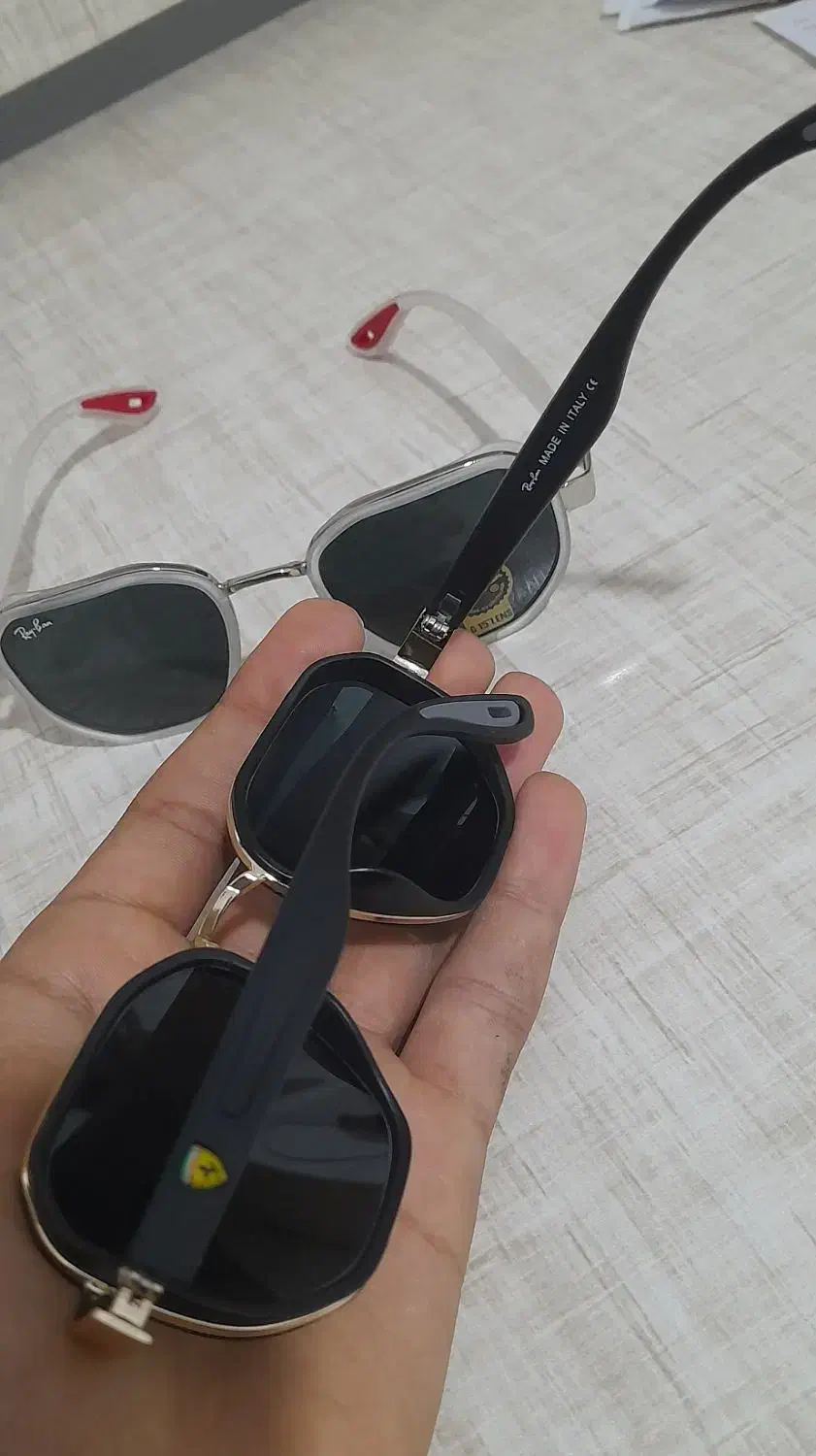 عینک ری بن فراری لنز شیشه سنگ|زیورآلات و اکسسوری|قم, نیروگاه|دیوار