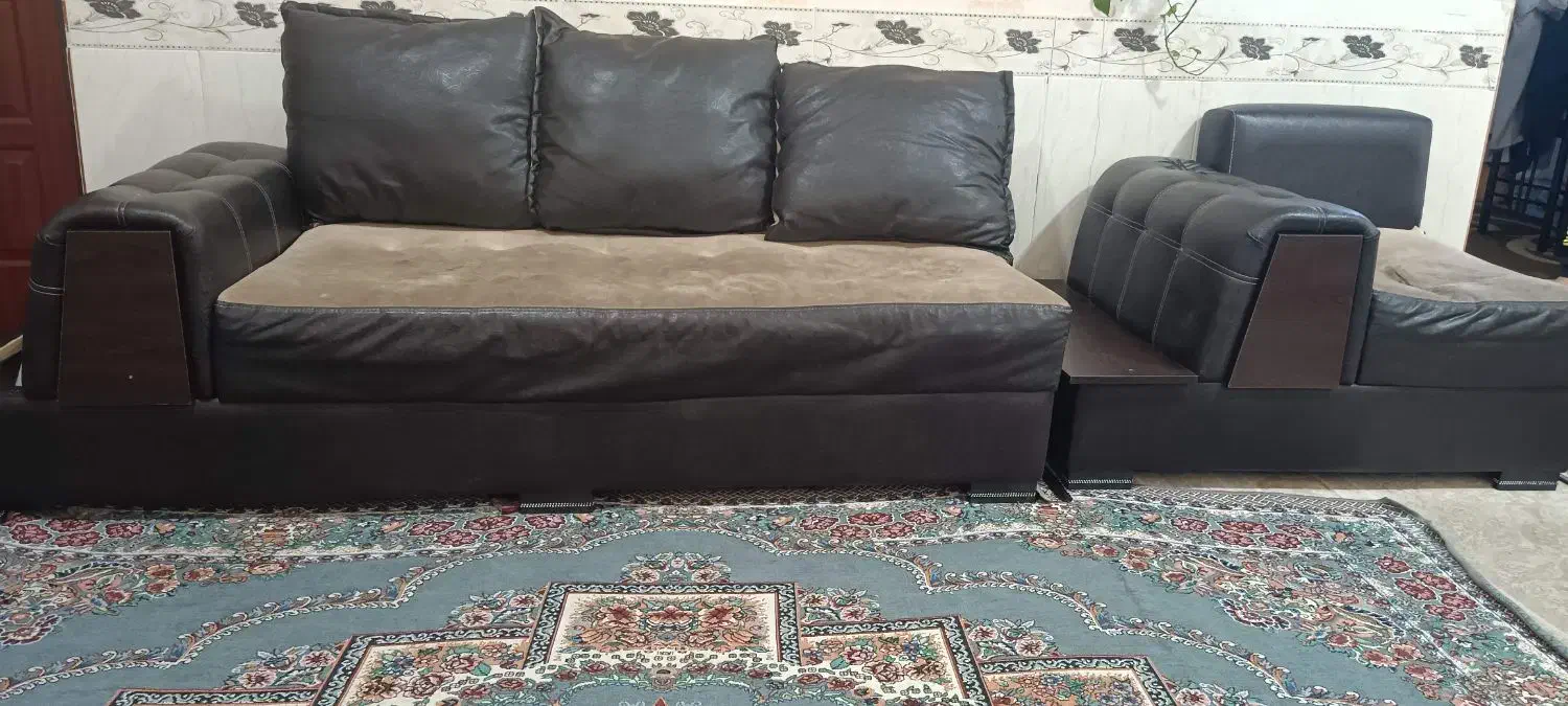 مبل ال ۷نفره|مبلمان خانگی و میز عسلی|آشخانه, |دیوار