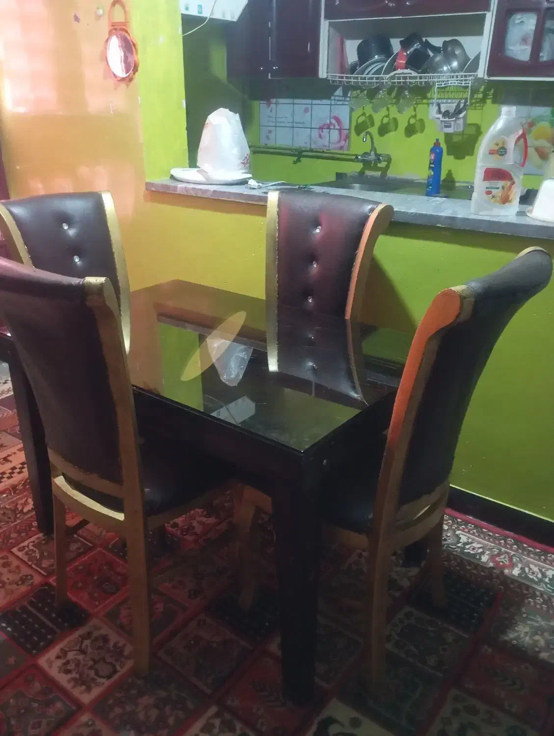 میز ناهارخوری ۴ نفره|میز و صندلی غذاخوری|مسجد سلیمان, |دیوار