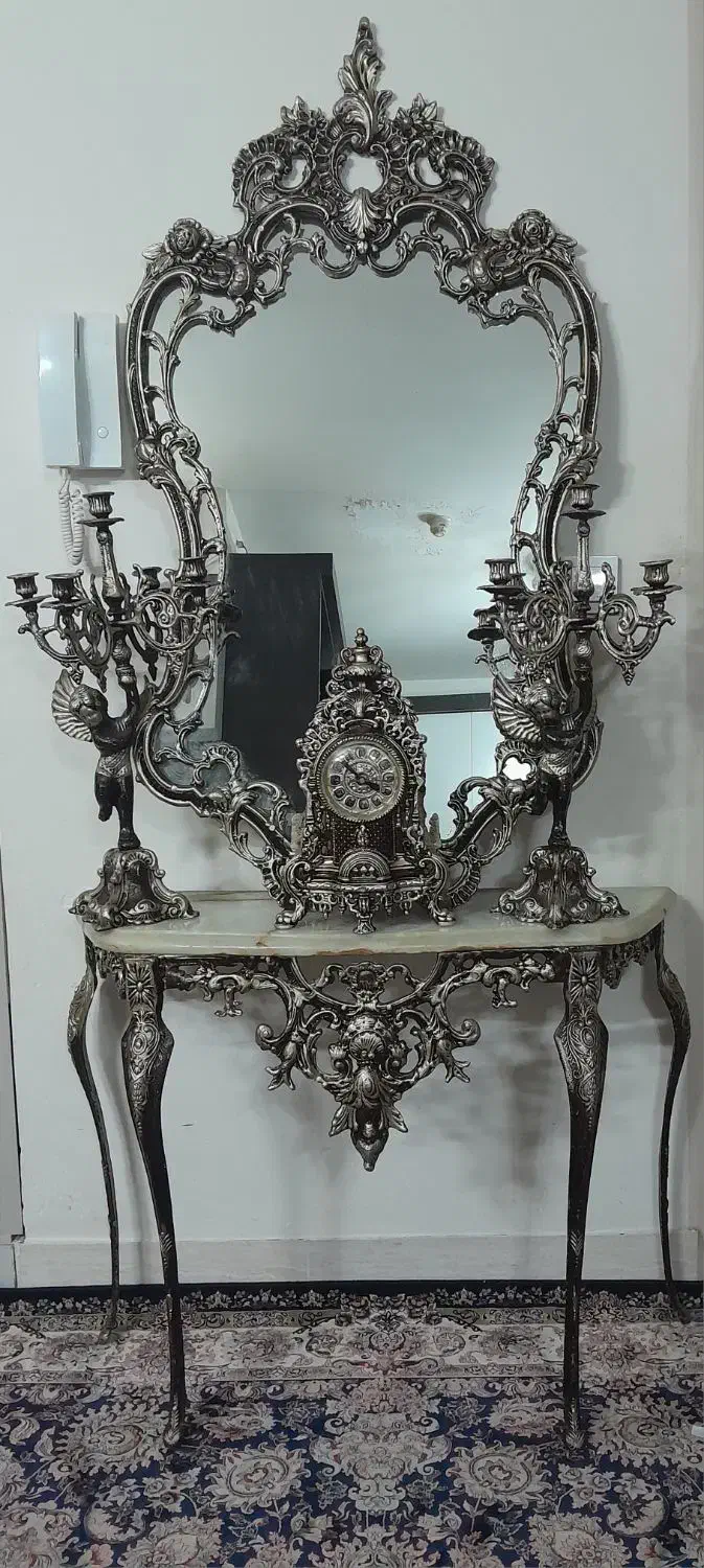 آینه و شمعدان|آینه|زنجان, |دیوار