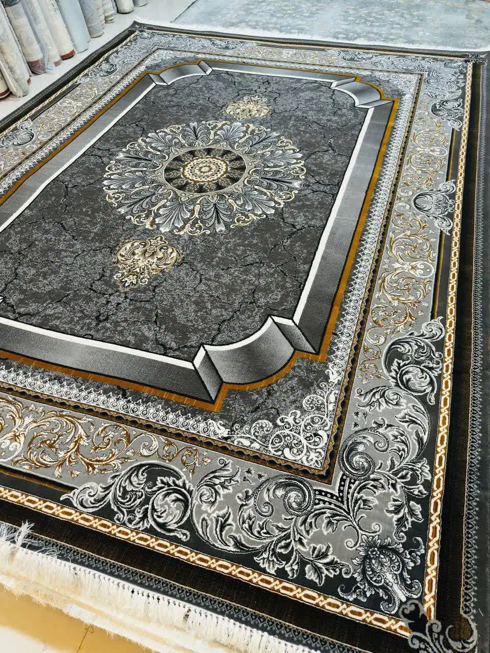 فرش ۱۲متری ۷۰۰ شانه تمام آکرولیک با کیفیت|فرش|آران و بیدگل, |دیوار