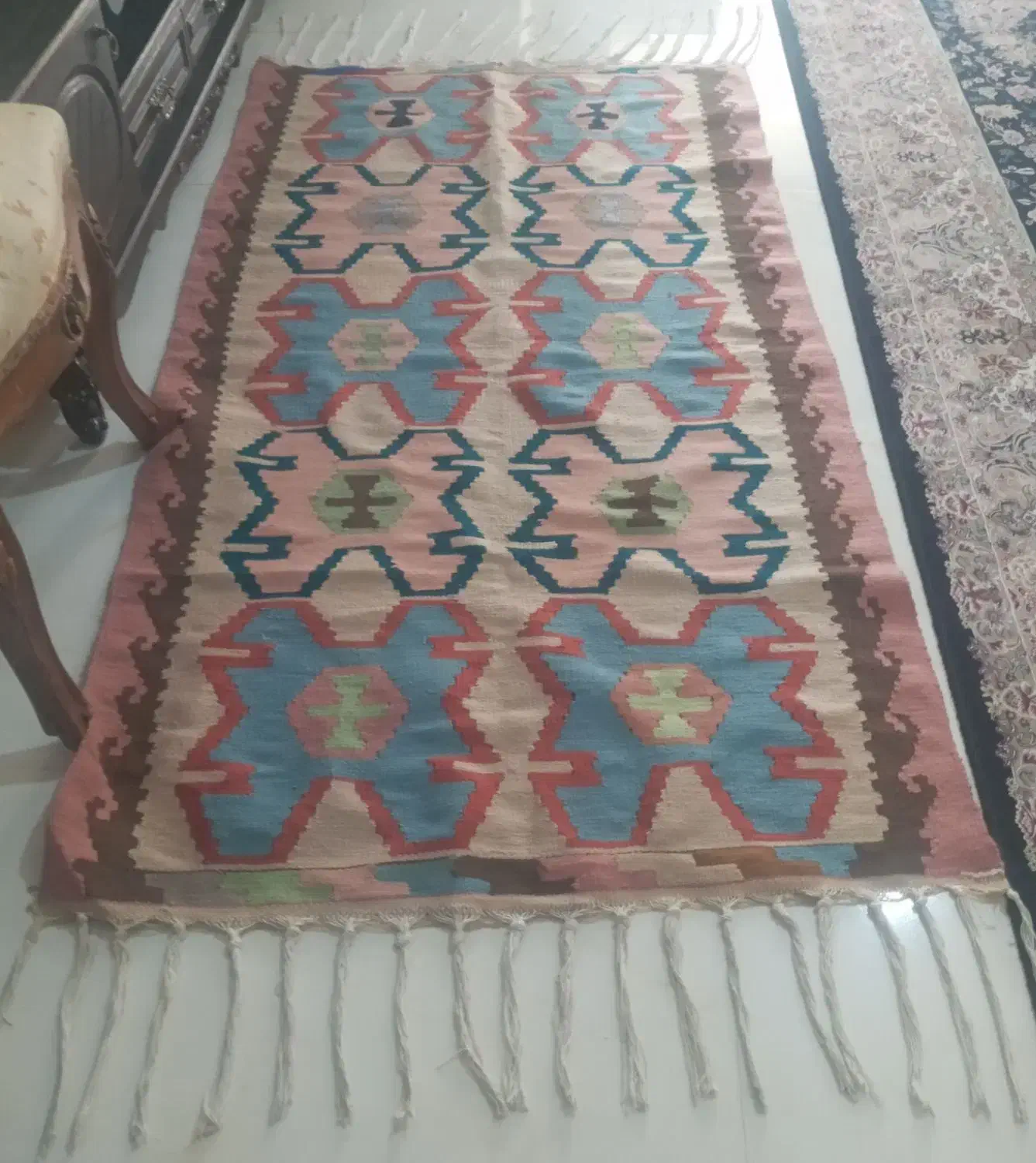 گلیم دست بافت قدیمی|گلیم، جاجیم، گبه|تهران, فرحزاد|دیوار