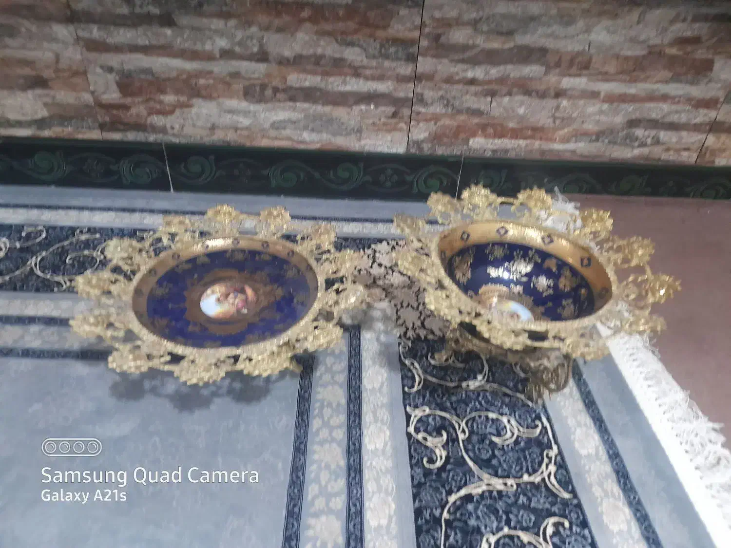 شیرینی خوری و میوه خوری برنز|ظروف سرو و پذیرایی|نورآباد, |دیوار