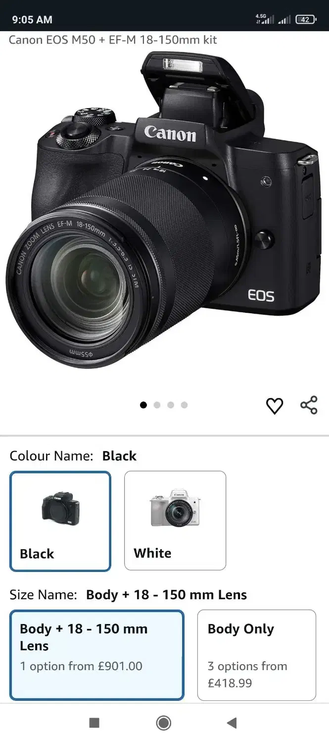 کنون ام پنجاه مارک دو|دوربین عکاسی و فیلم‌برداری|شیراز, فرگاز|دیوار