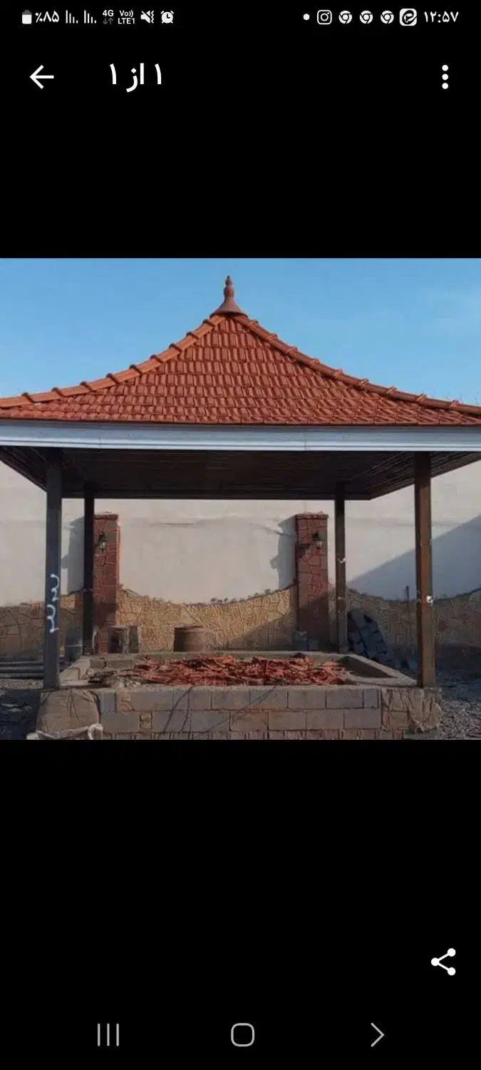 جوشکاری سقف های ایرانیت  نصب آلاچیق سایبان منزل|خدمات پیشه و مهارت|بیرجند, |دیوار