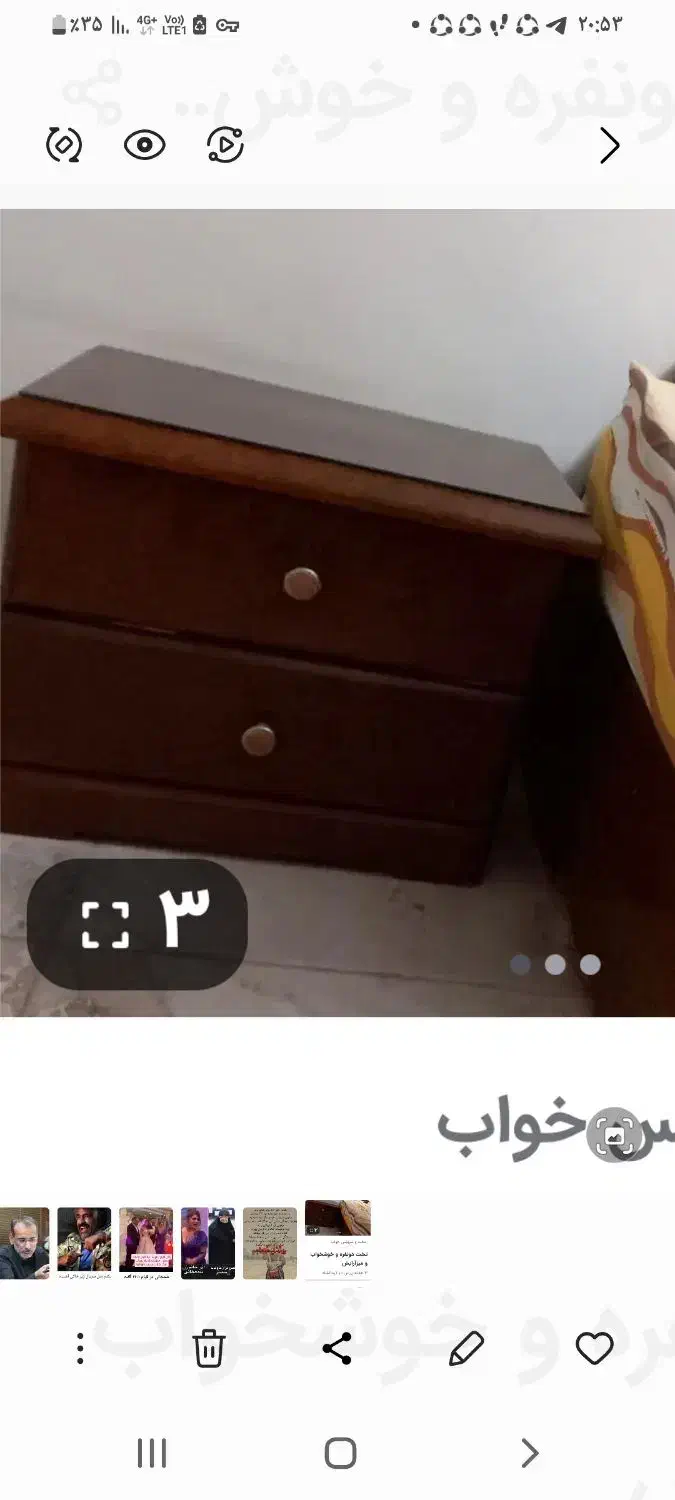 فروش فوری اکازیون استثنایی تخت دو نفره و میز|تخت و سرویس خواب|کرمانشاه, |دیوار