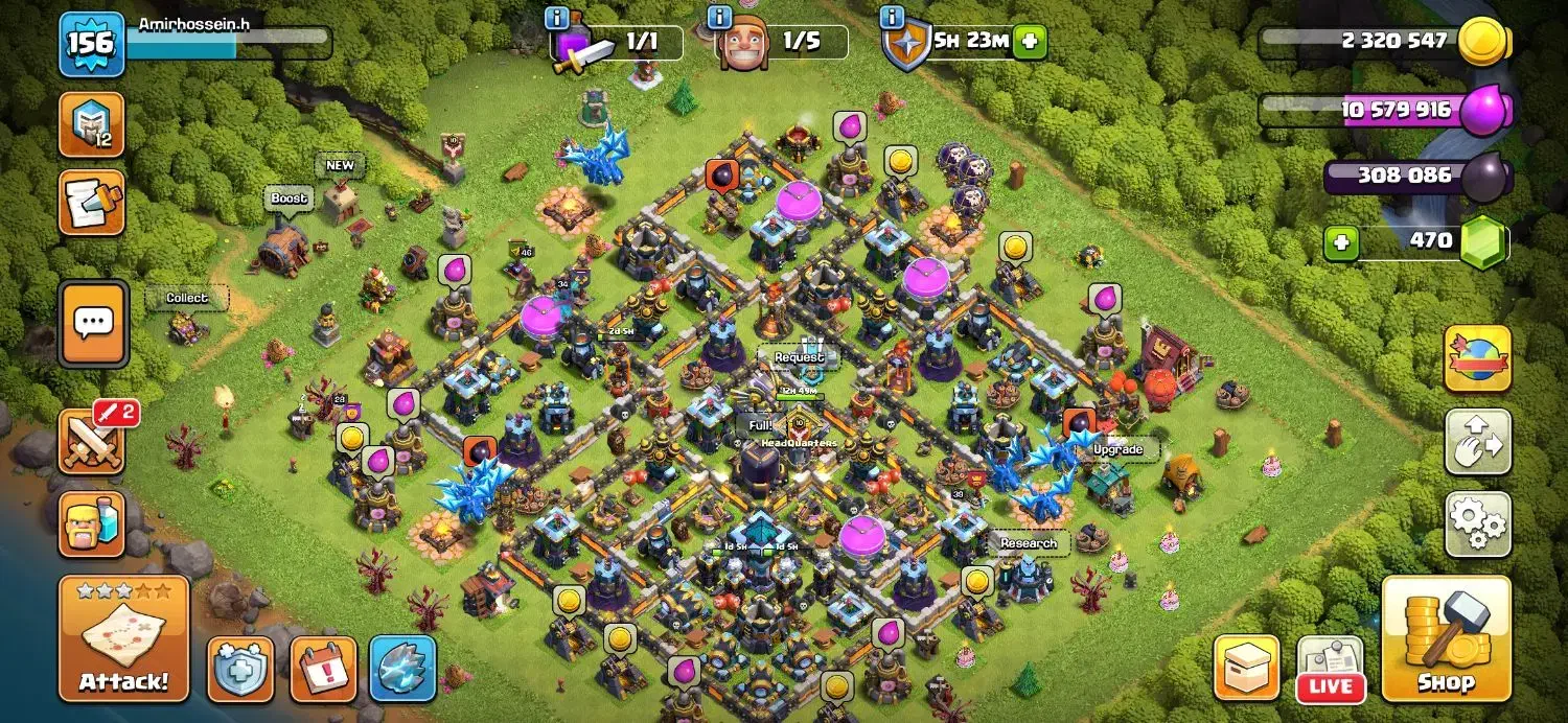 فروش اکانت کلش فوری|کنسول، بازی ویدئویی و آنلاین|کرج, دولت‌آباد|دیوار