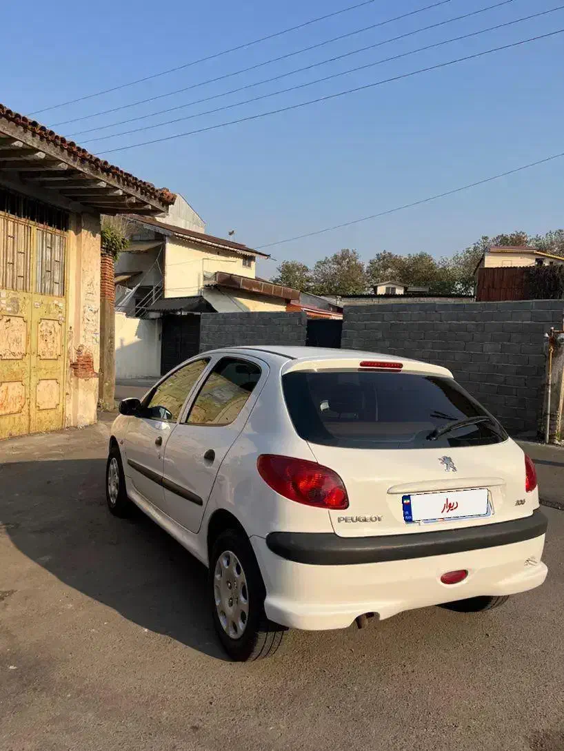 ۲۰۶ تیپ ۲ خوش رخ|خودرو سواری و وانت|لاهیجان, خمیر کلایه|دیوار