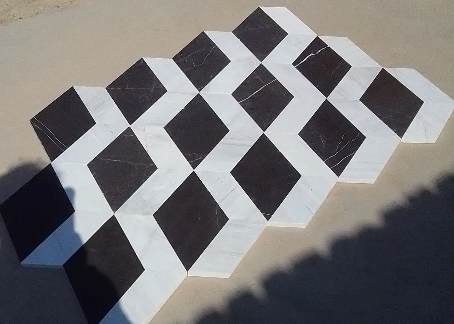 سنگ سه بعدی نما و کف|مصالح و تجهیزات ساختمان|برخوار, |دیوار