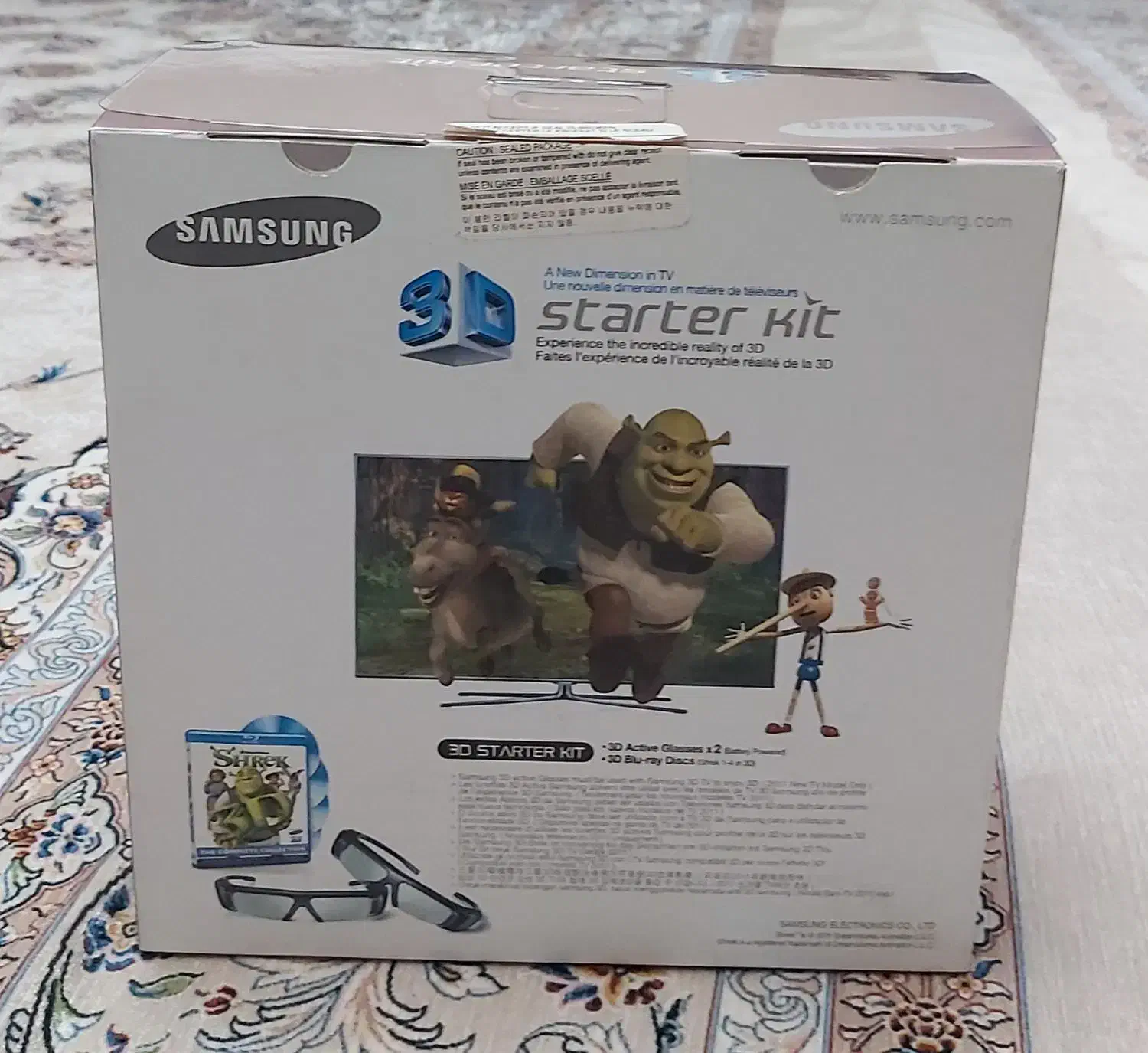 عینک سه بعدی سامسونگ بهمراه ۴ عدد دیسک blu-ray|تلویزیون و پروژکتور|تهران, فردوس|دیوار