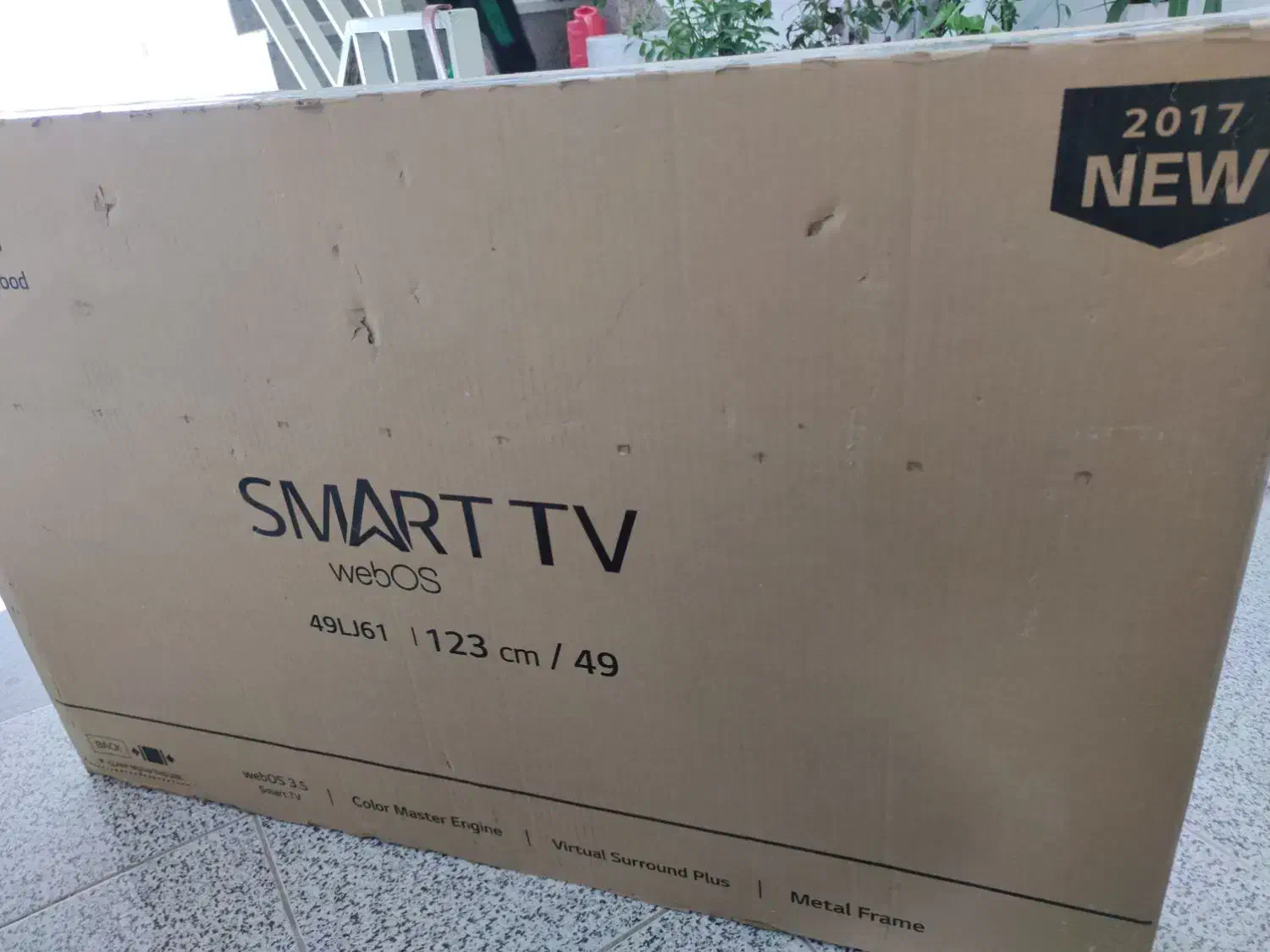 تلویزیون هوشمند ۴۹ اینچ ال جی|تلویزیون و پروژکتور|میاندوآب, |دیوار