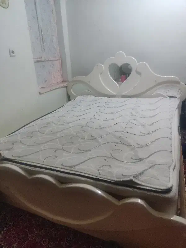 تخت دو نفره با تشک|تخت و سرویس خواب|رامهرمز, |دیوار