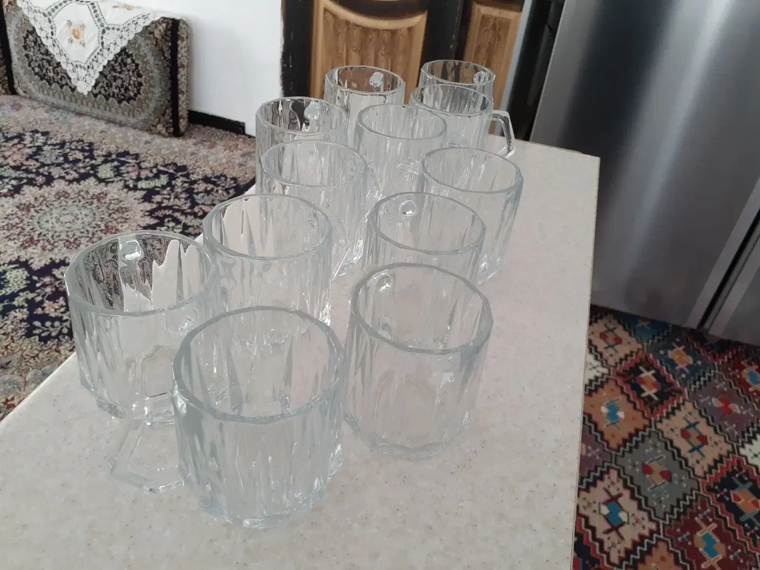 ۱۲ عدد استکان|ظروف سرو و پذیرایی|مریوان, |دیوار