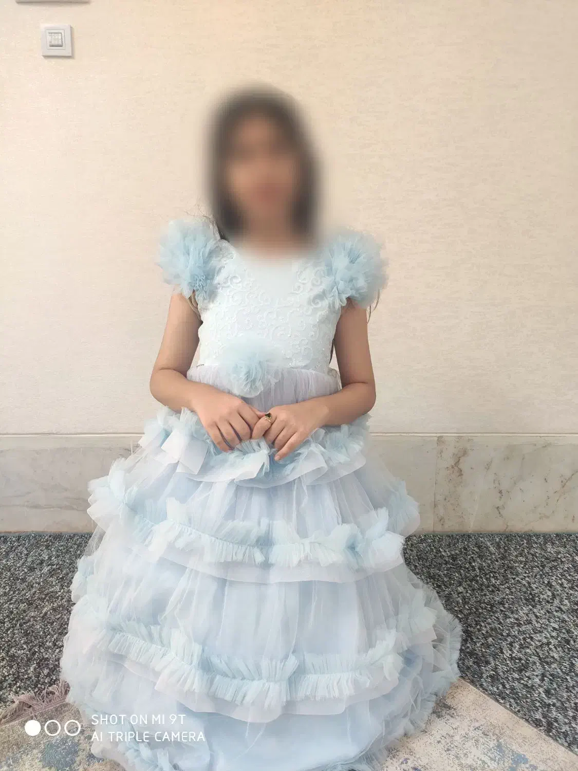 فروش یک عدد لباس مجلسی دخترانه|لباس|نیریز, |دیوار