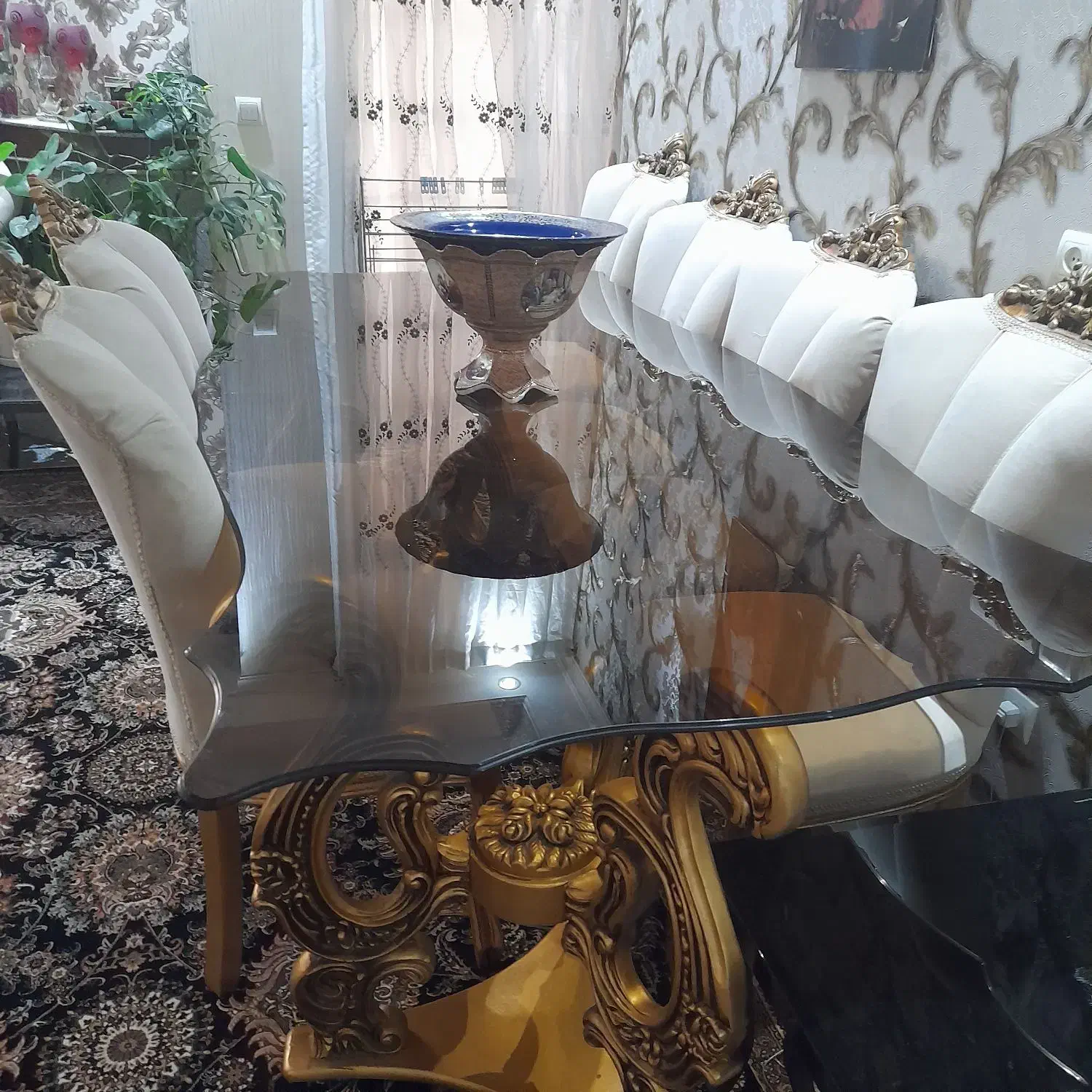 نهارخوری ۸نفره|میز و صندلی غذاخوری|خوانسار, |دیوار