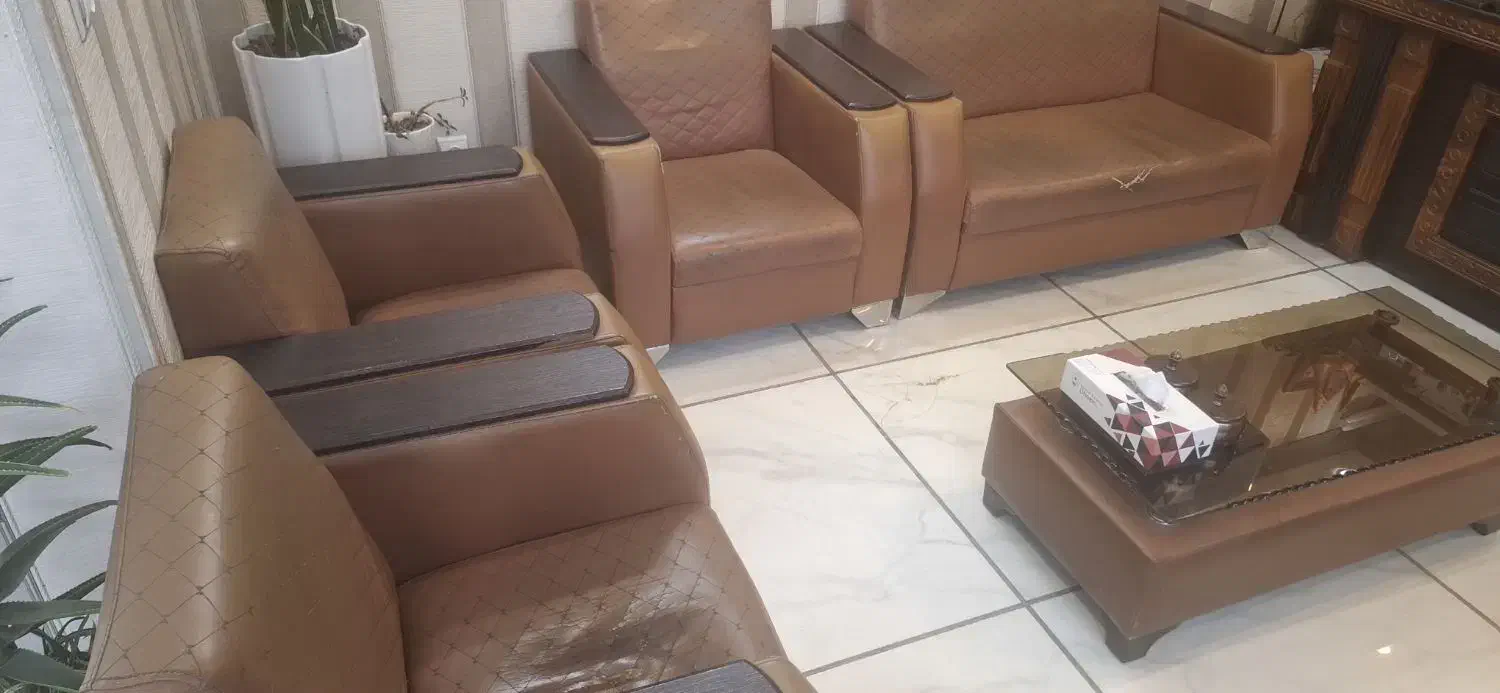 نیک ست اداری چرم|مبلمان اداری|برخوار, |دیوار