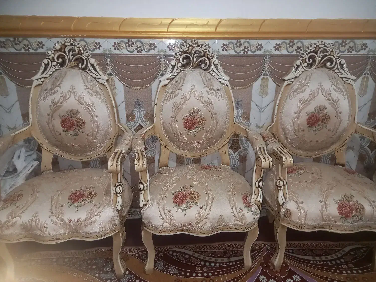 مبل سلطنتی|مبلمان خانگی و میز عسلی|سراوان, |دیوار