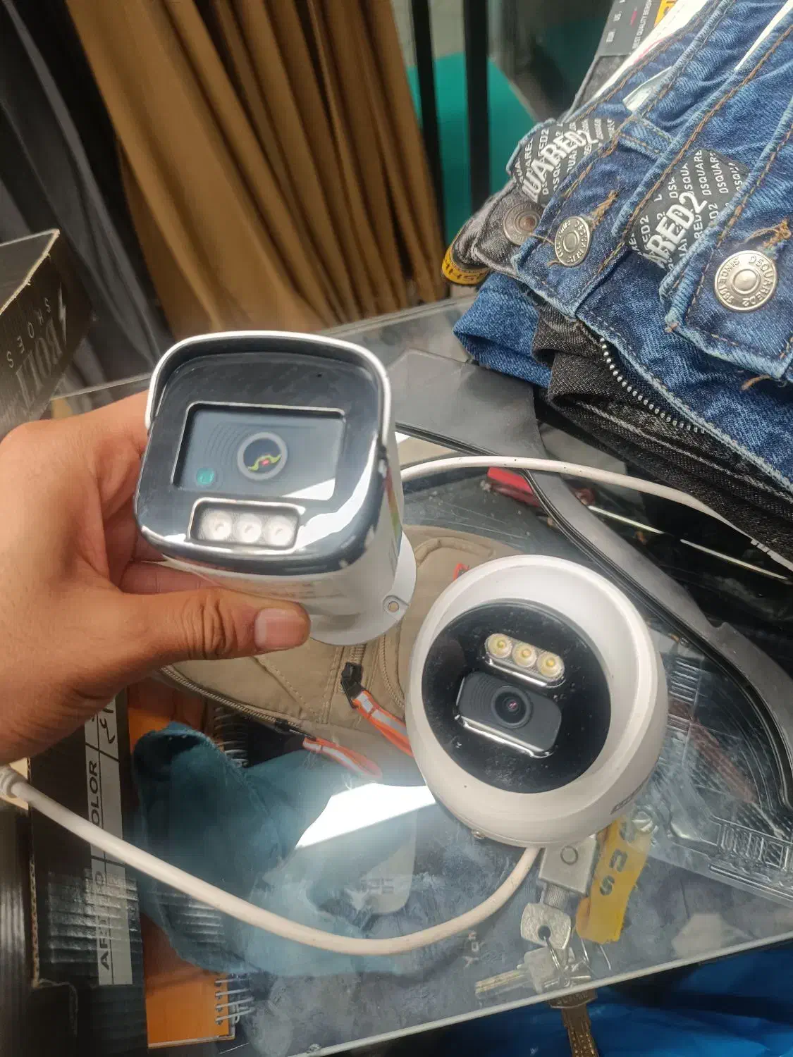 3عدد دوربین مداربسته نو نو|دوربین مداربسته|مشهد, سپاد|دیوار