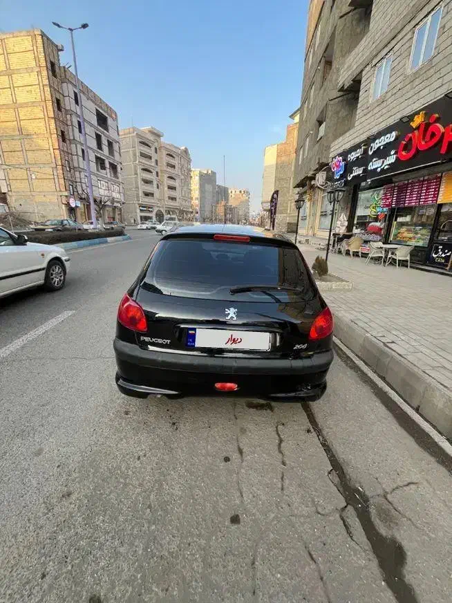 پژو۲۰۶/تیپ ۲/مدل۹۸|خودرو سواری و وانت|خوی, |دیوار