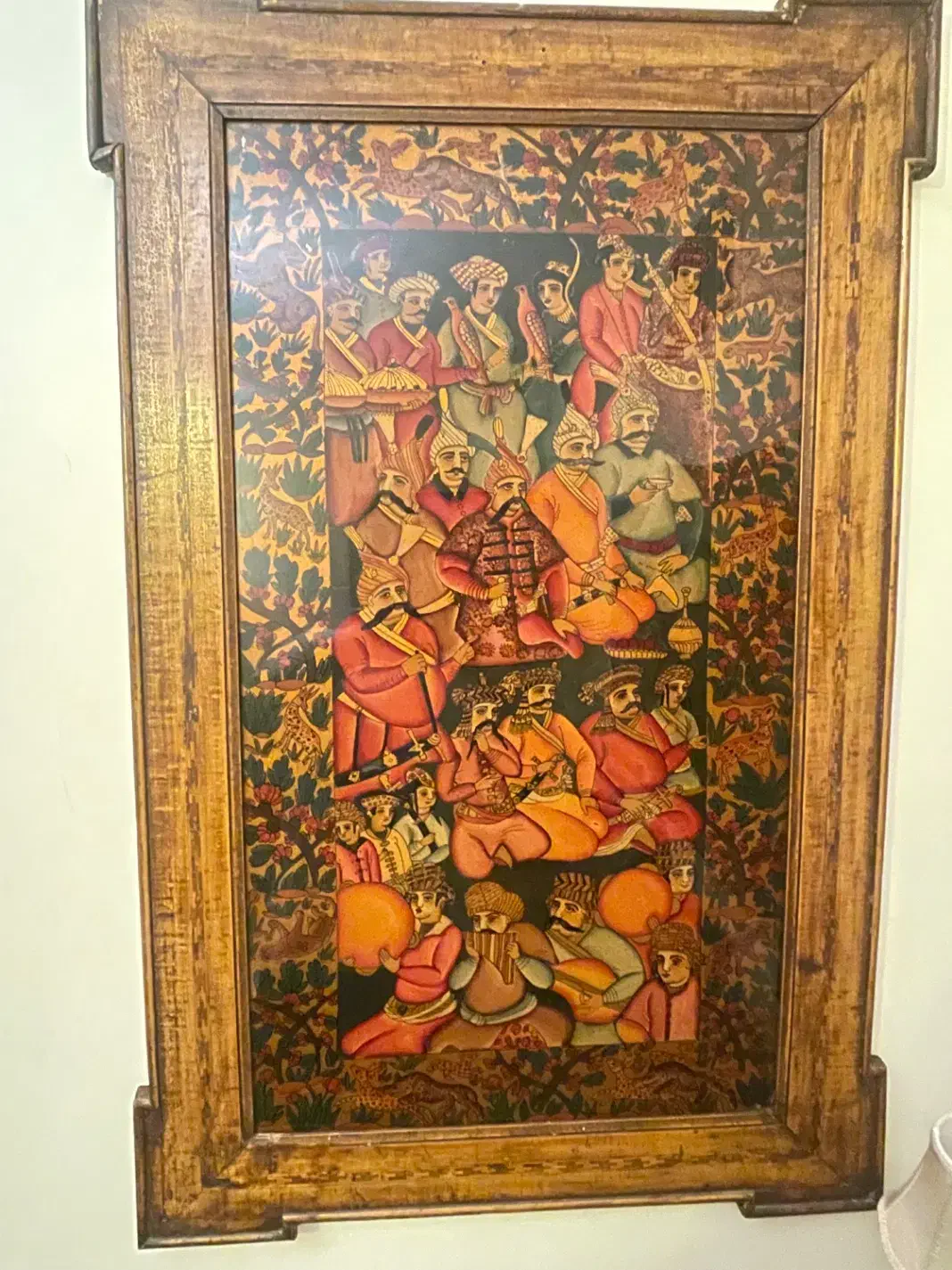 نقاشی پشت شیشه آنتیک|کلکسیون اشیاء عتیقه|تهران, سعادت‌آباد|دیوار