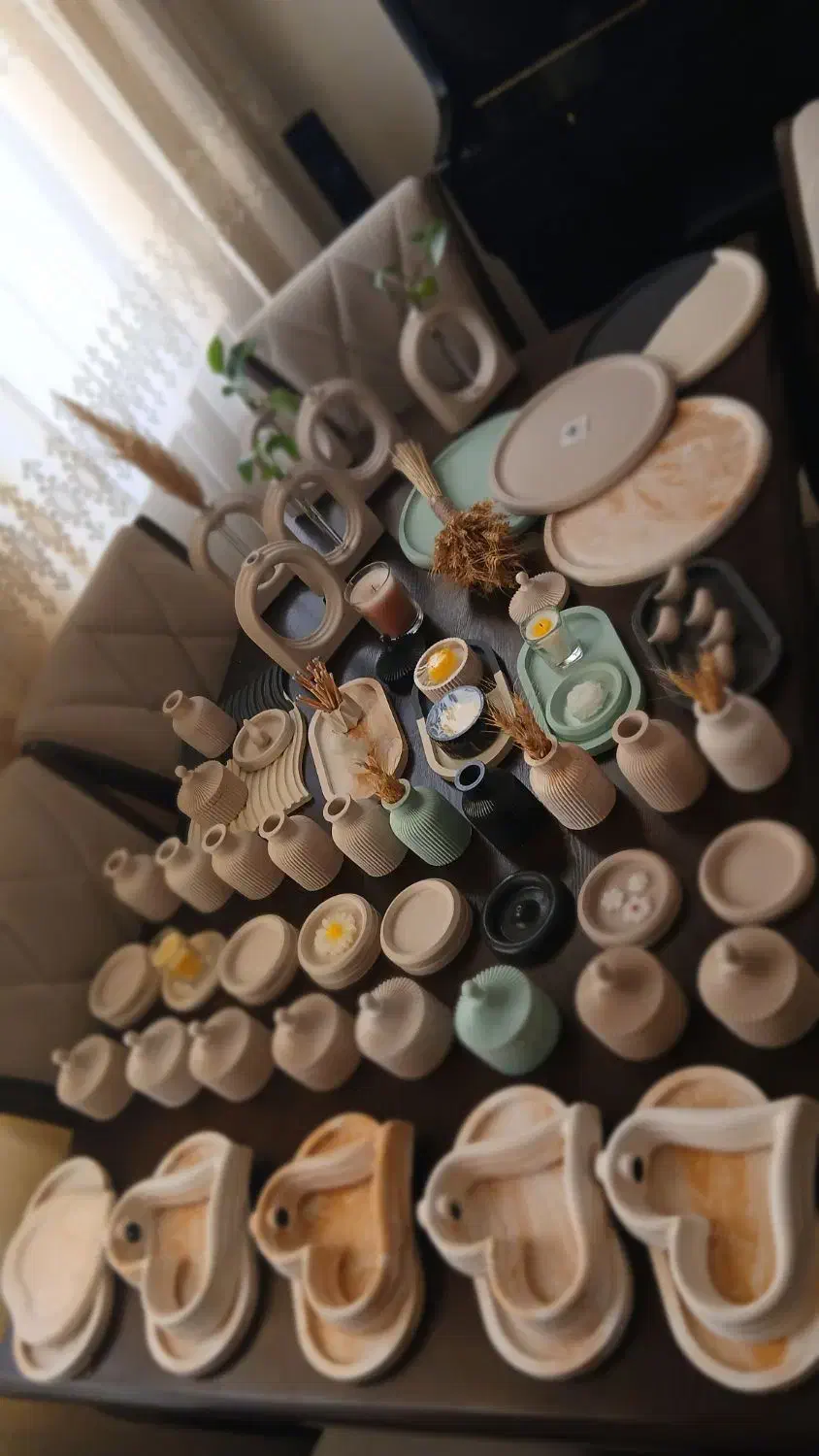 سنگ مصنوعی و شمع|صنایع دستی و سایر لوازم تزئینی|حمیدیا, |دیوار