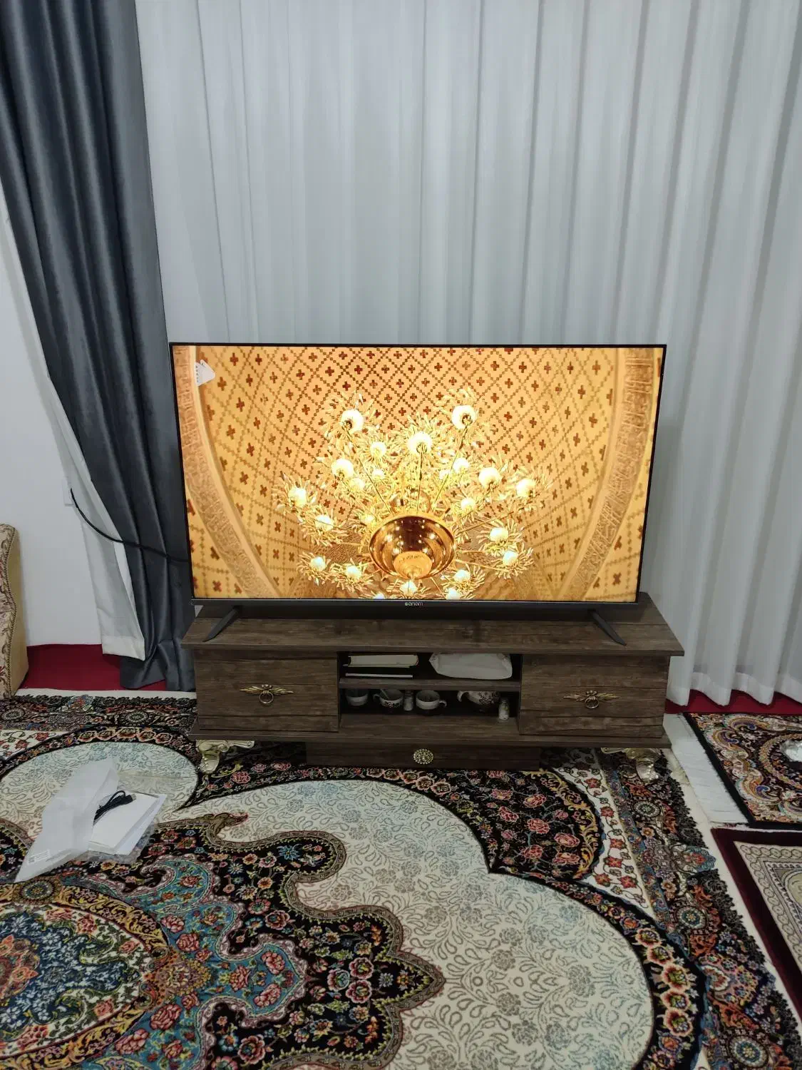 تلویزیون50ال ای دی اسمارت فورکی دحدنو 14ماهگارانتی|تلویزیون و پروژکتور|مشکین‌دشت, |دیوار