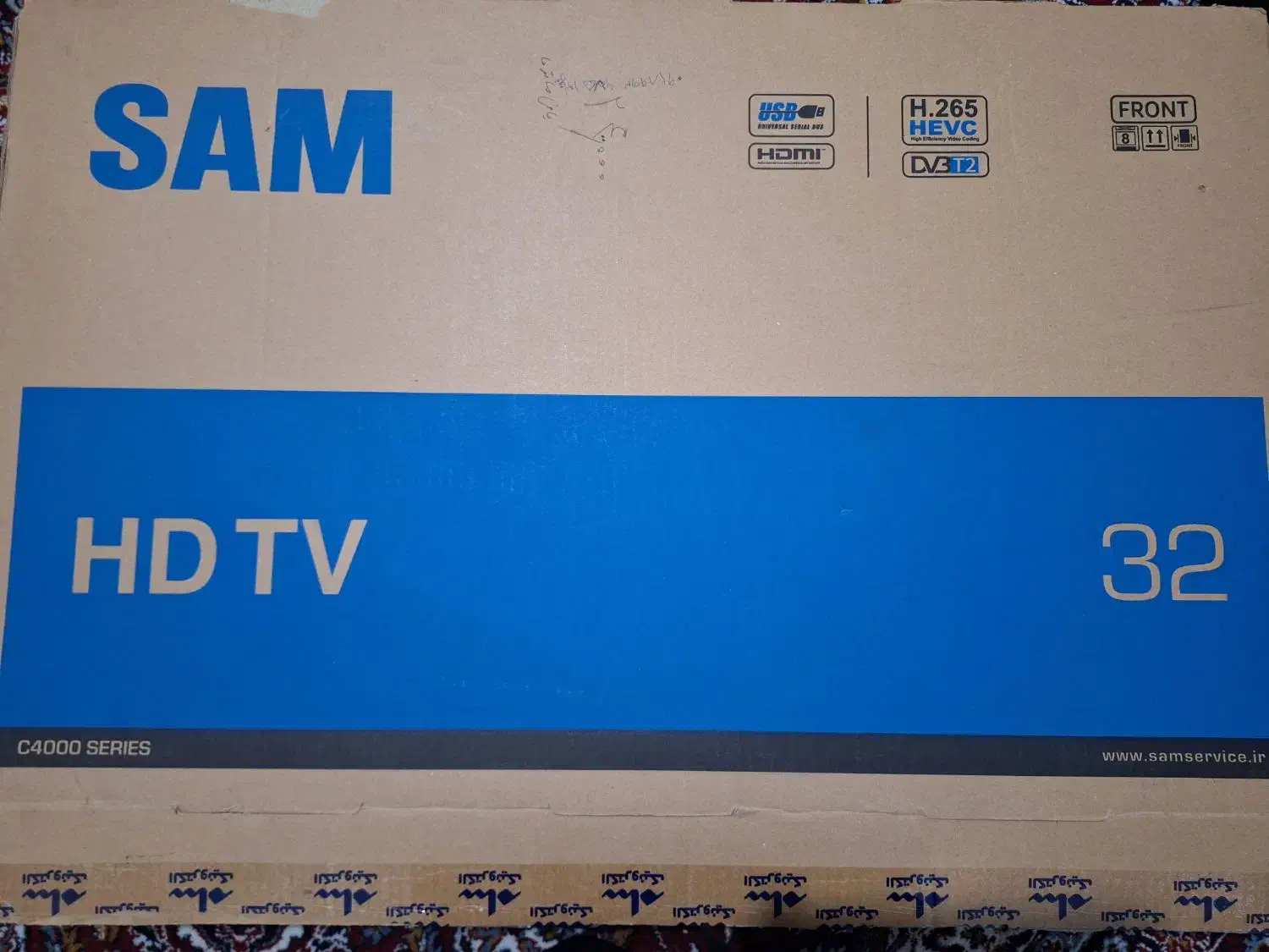 تلویزیون ۳۲ اینچ سام|تلویزیون و پروژکتور|قره چای, |دیوار