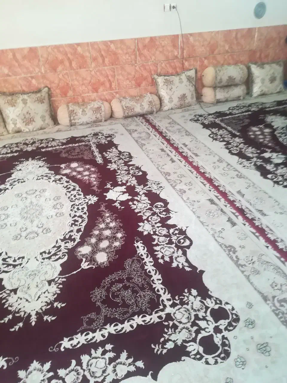 فرش ۱۲ متری|فرش|شیراز, کوشک میدان|دیوار